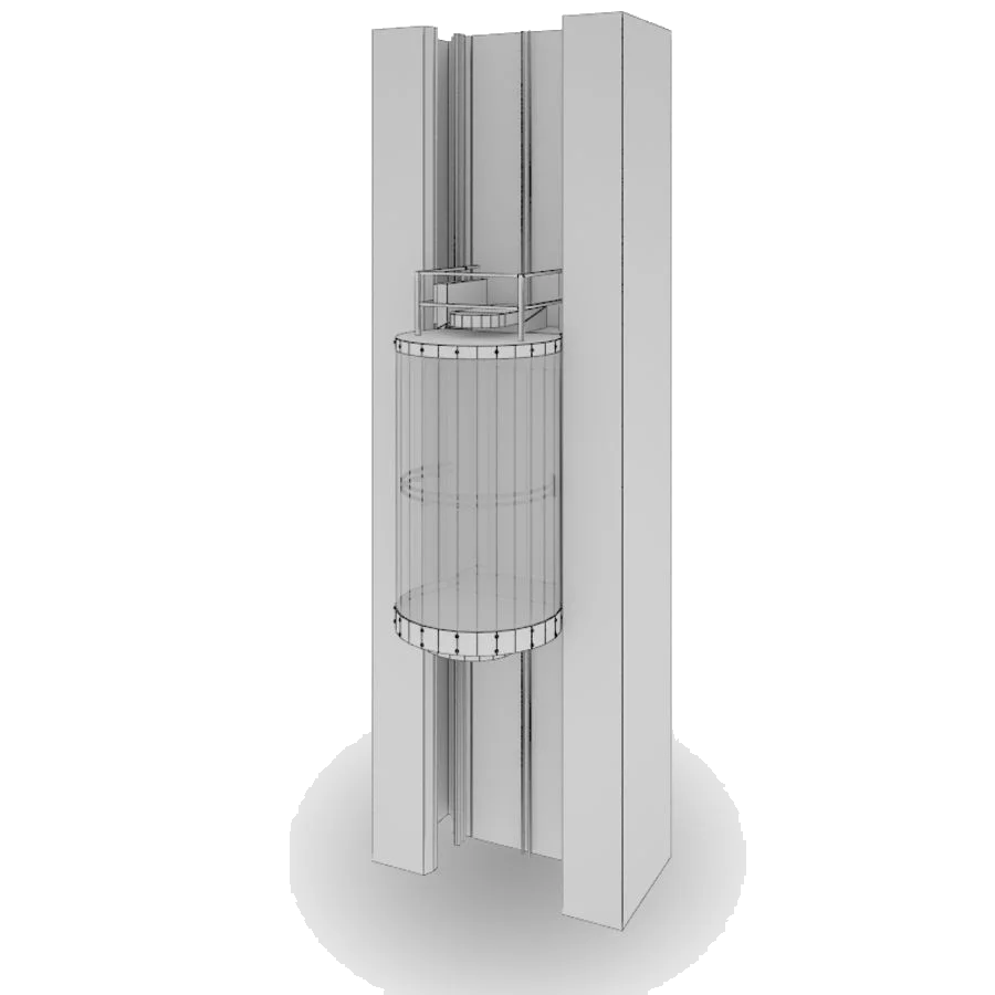 Teknic panoramic elevator module